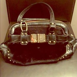 Kathy bag black fire/ leather